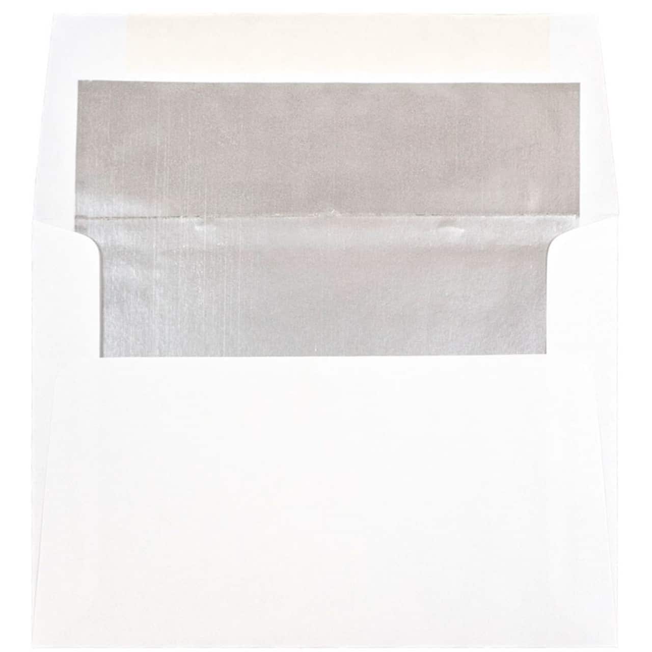 JAM Paper 4.75" x 6.5" Foil Lined Invitation Envelopes, 50ct.